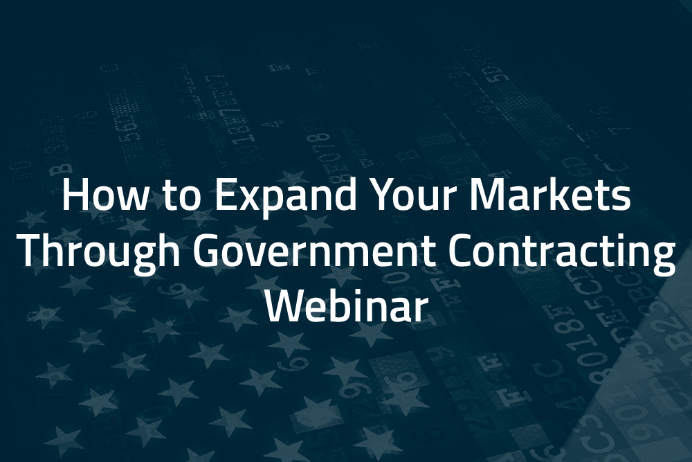 government contracting for manufacturers