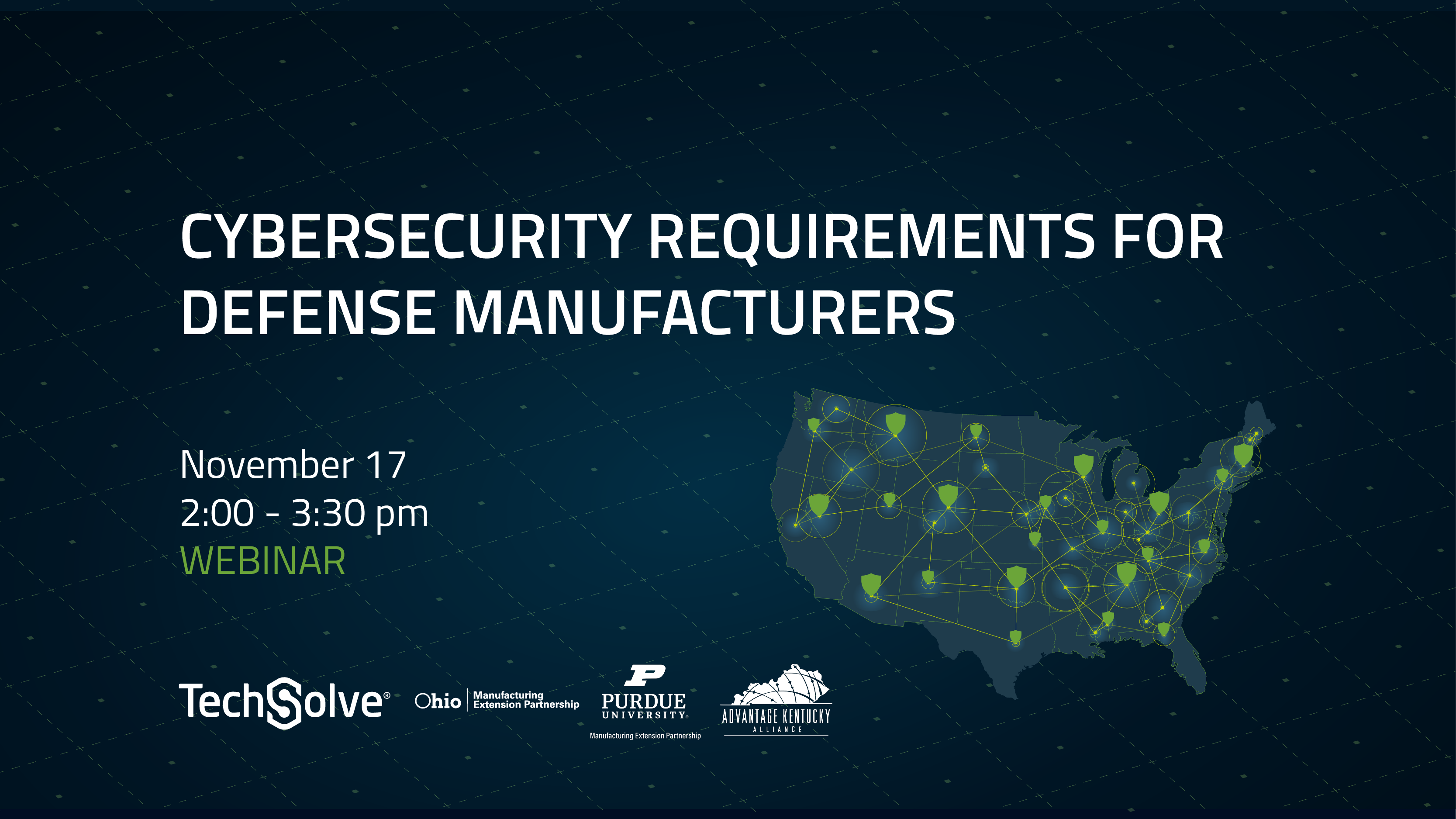 Cybersecurity Requirements for Defense Manufacturers Webinar